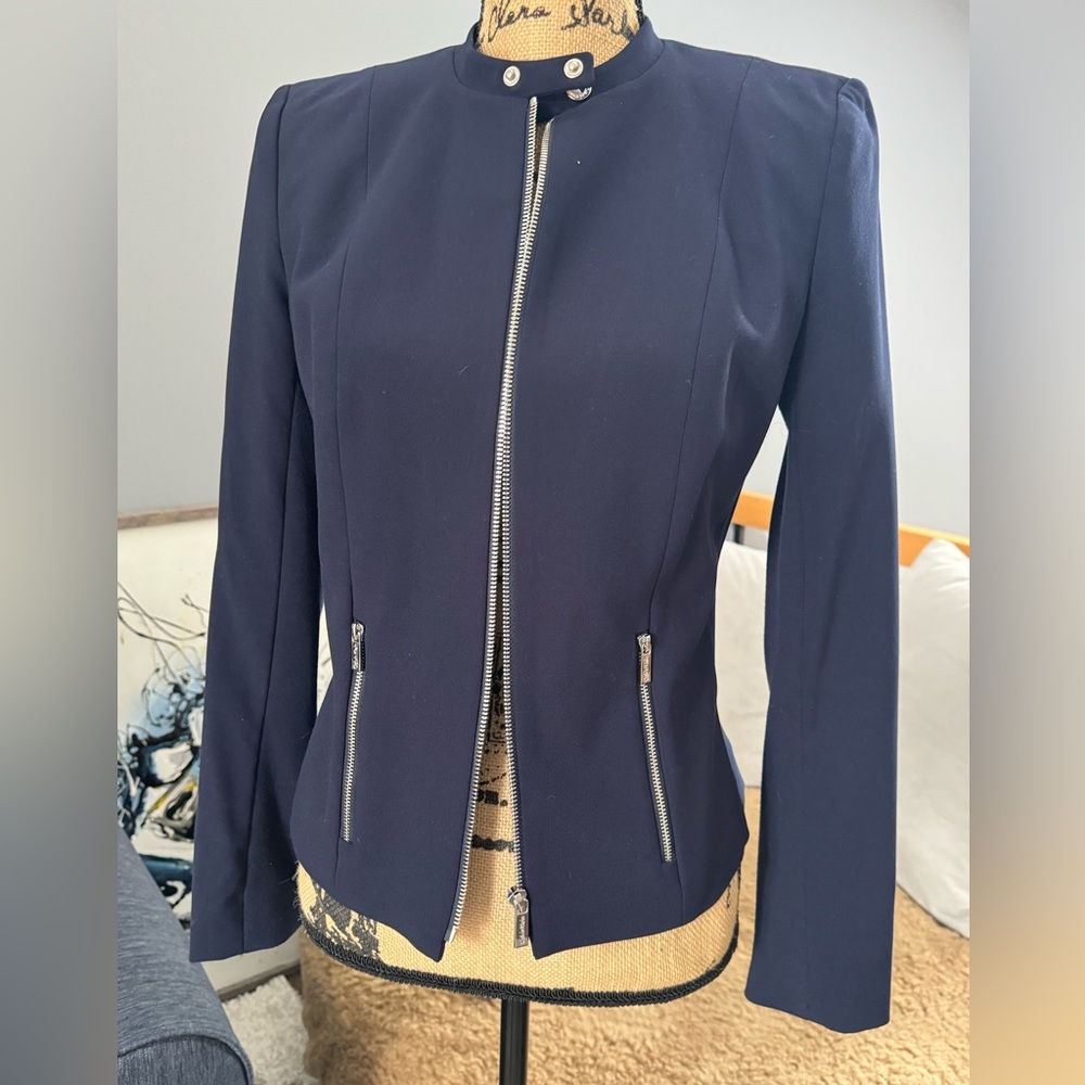 NWOT Calvin Klein navy suit